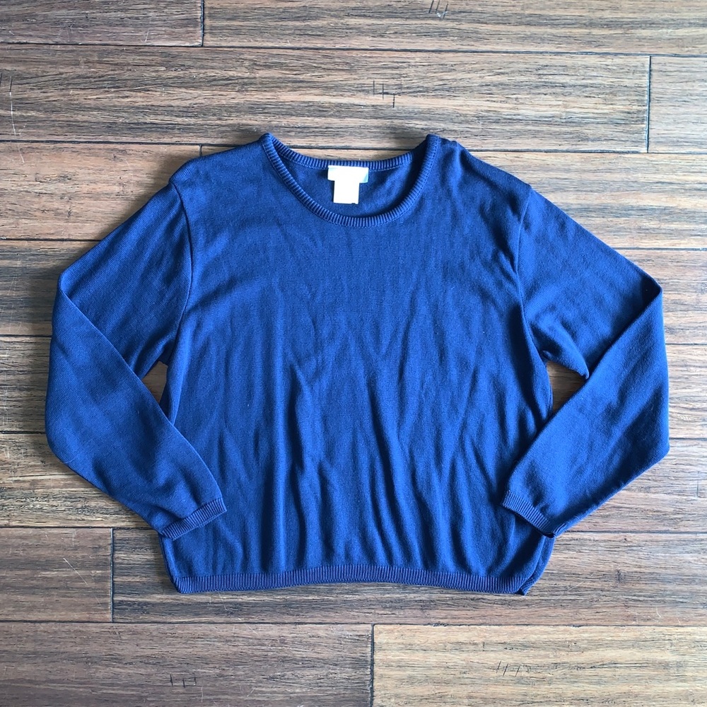 090. Pierre Cardin Blue Sweater
